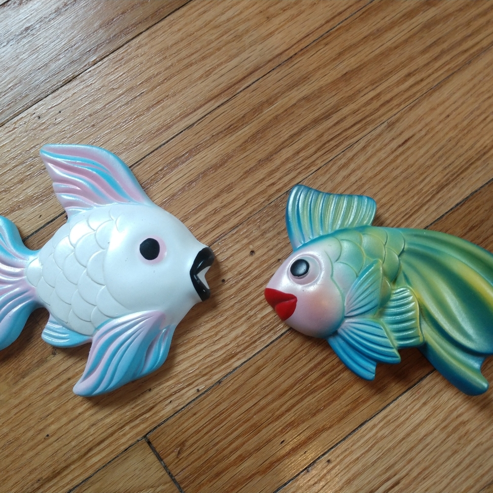 Vintage Miller Studio Inc Chalkware fish